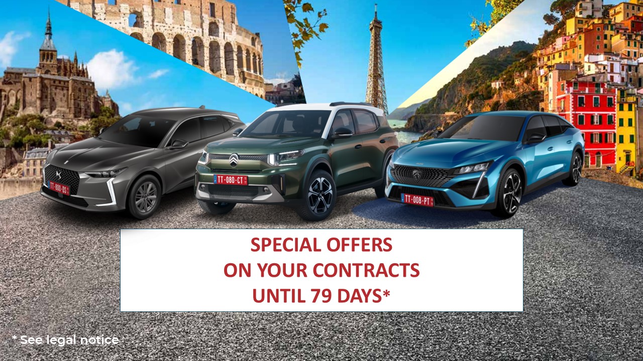 For a delivery from September 8th, 2025 to December 31st, 2025, 70€ off on your contracts until 79 days